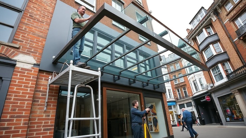 Shopfront Canopy Brent Cross